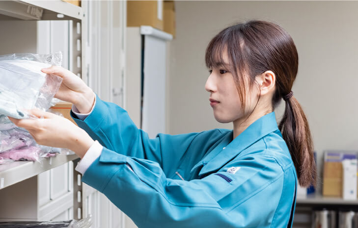 社服の準備