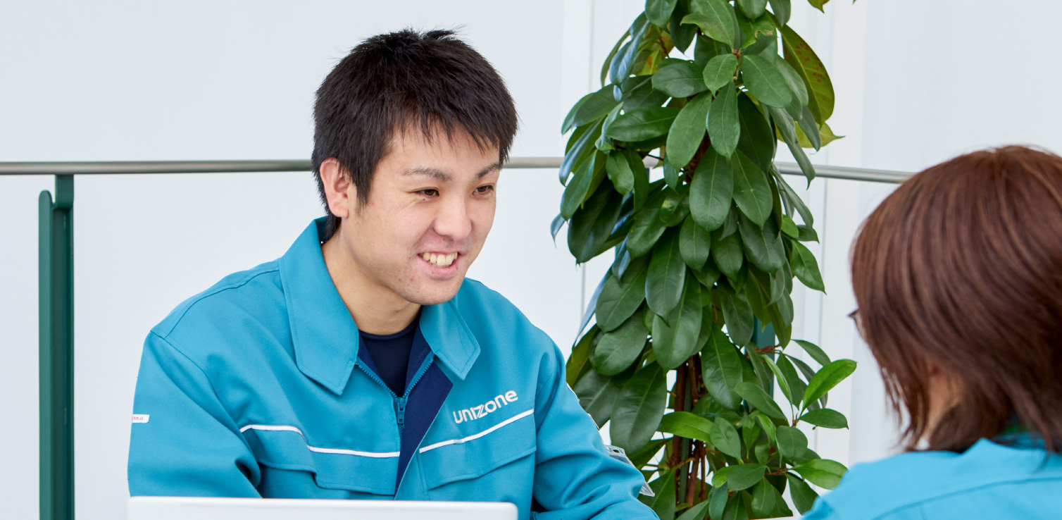 新しい仕事を覚え、毎日新鮮な気持ちで働いています。